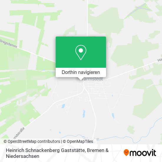 Heinrich Schnackenberg Gaststätte Karte