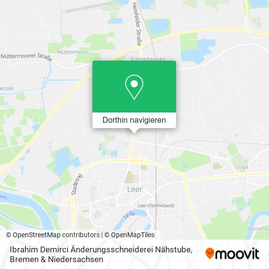Ibrahim Demirci Änderungsschneiderei Nähstube Karte