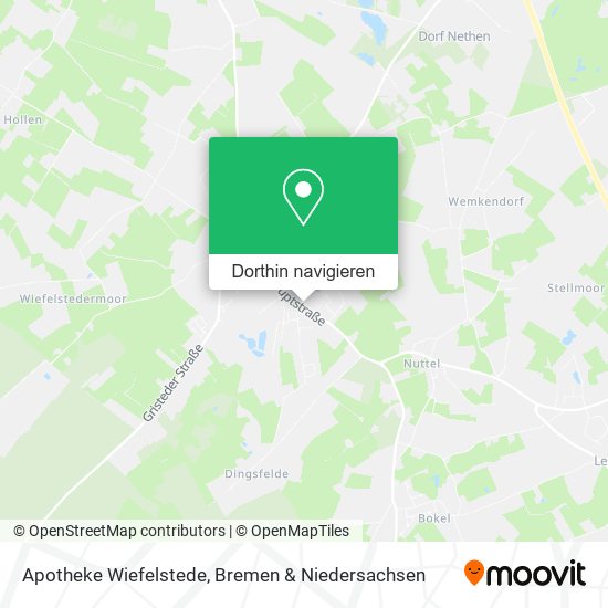 Apotheke Wiefelstede Karte