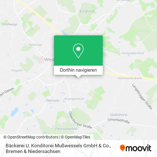 Bäckerei U. Konditorei Mußwessels GmbH & Co. Karte