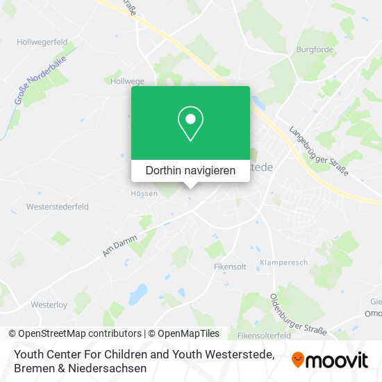 Youth Center For Children and Youth Westerstede Karte