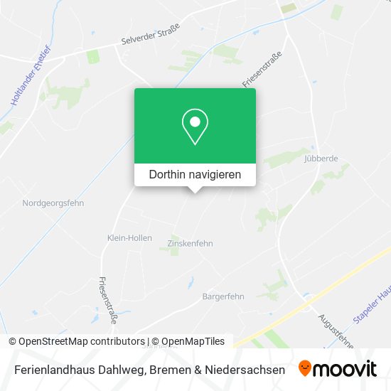 Ferienlandhaus Dahlweg Karte