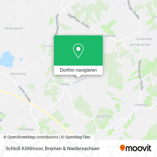 Schloß Köhlmoor Karte