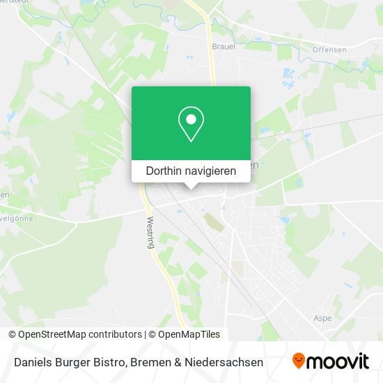 Daniels Burger Bistro Karte