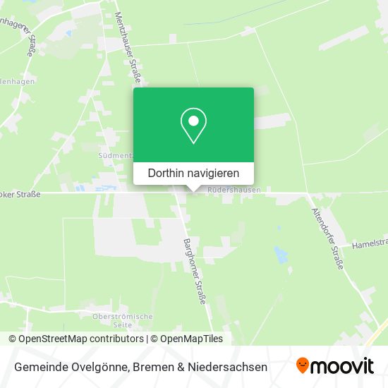 Gemeinde Ovelgönne Karte