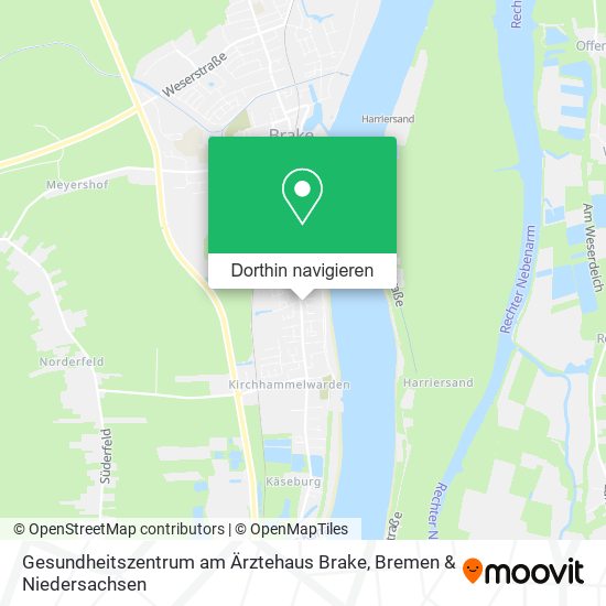 Gesundheitszentrum am Ärztehaus Brake Karte