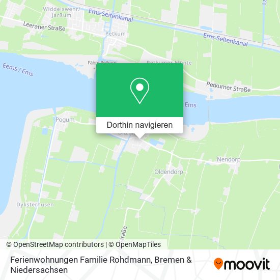 Ferienwohnungen Familie Rohdmann Karte