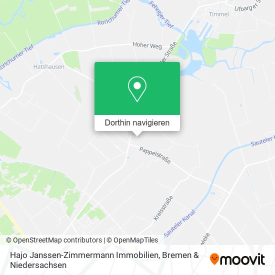 Hajo Janssen-Zimmermann Immobilien Karte