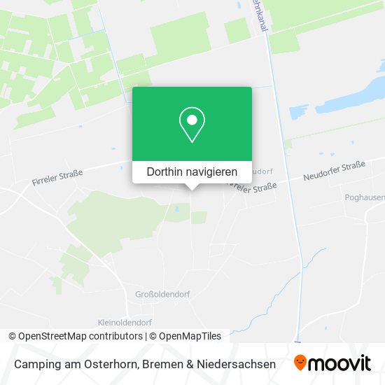 Camping am Osterhorn Karte