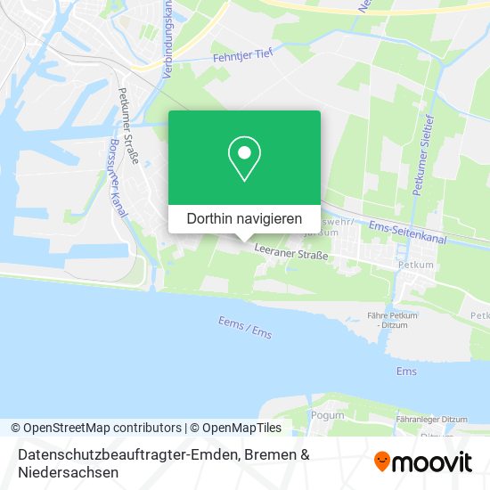 Datenschutzbeauftragter-Emden Karte