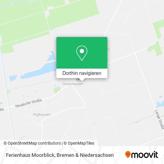Ferienhaus Moorblick Karte