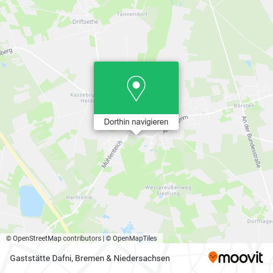 Gaststätte Dafni Karte