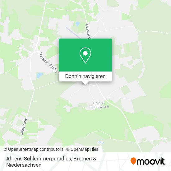 Ahrens Schlemmerparadies Karte