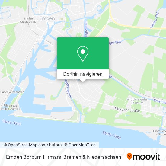 Emden Borbum Hirmars Karte