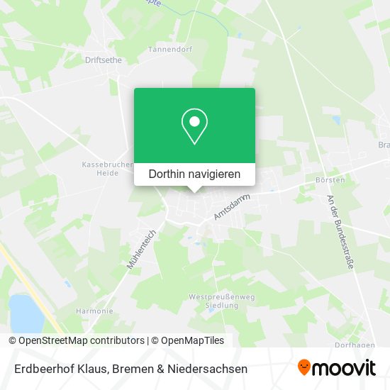 Erdbeerhof Klaus Karte