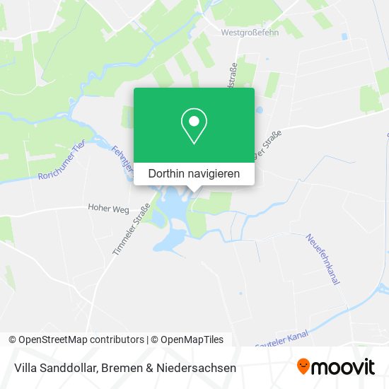 Villa Sanddollar Karte