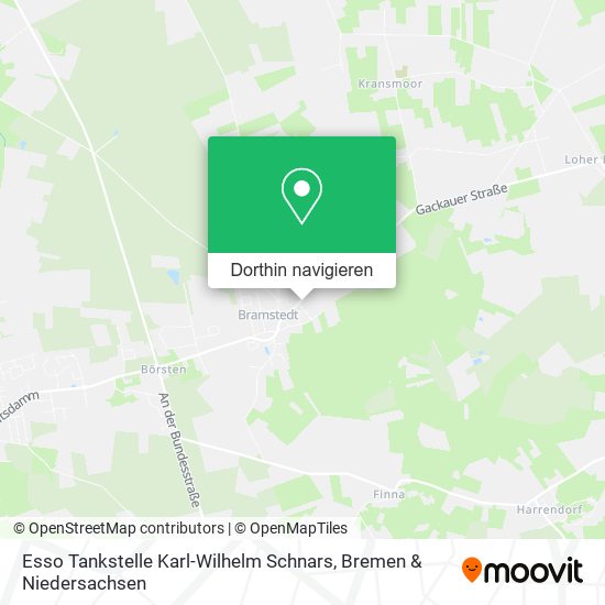 Esso Tankstelle Karl-Wilhelm Schnars Karte