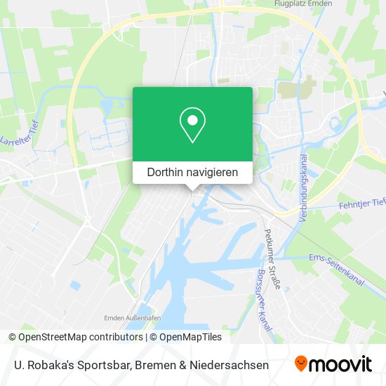 U. Robaka's Sportsbar Karte