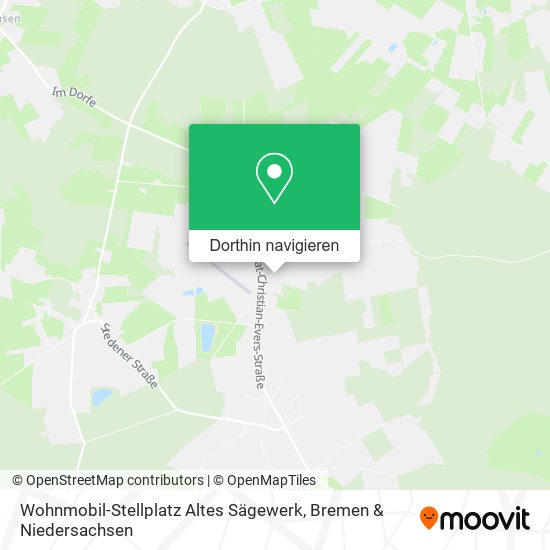 Wohnmobil-Stellplatz Altes Sägewerk Karte