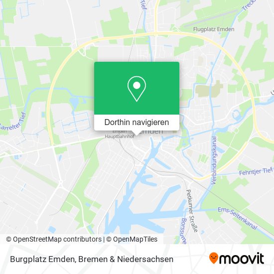 Burgplatz Emden Karte