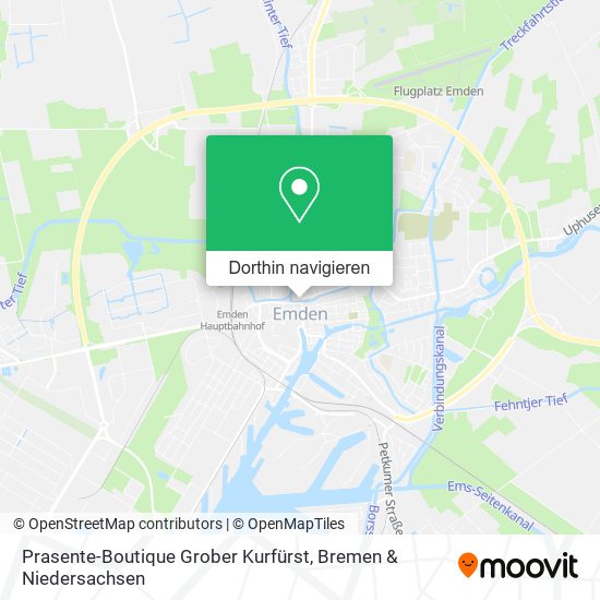 Prasente-Boutique Grober Kurfürst Karte