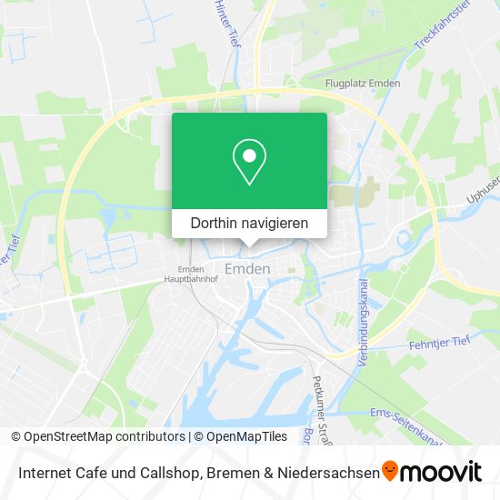 Internet Cafe und Callshop Karte