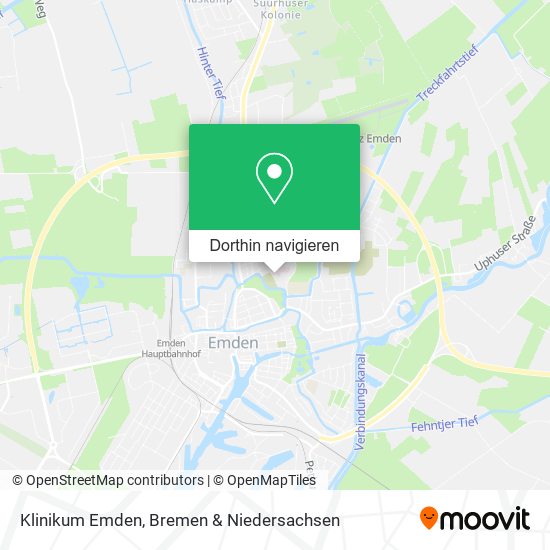 Klinikum Emden Karte