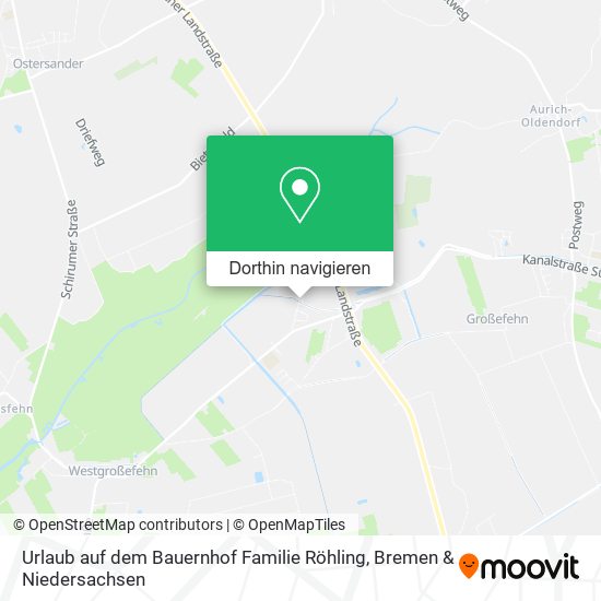 Urlaub auf dem Bauernhof Familie Röhling Karte
