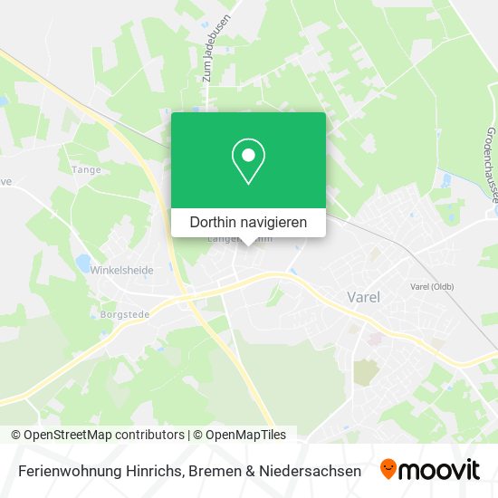 Ferienwohnung Hinrichs Karte