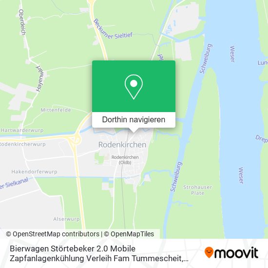 Bierwagen Störtebeker 2.0 Mobile Zapfanlagenkühlung Verleih Fam Tummescheit Karte