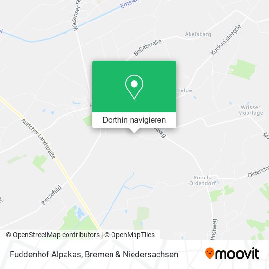 Fuddenhof Alpakas Karte