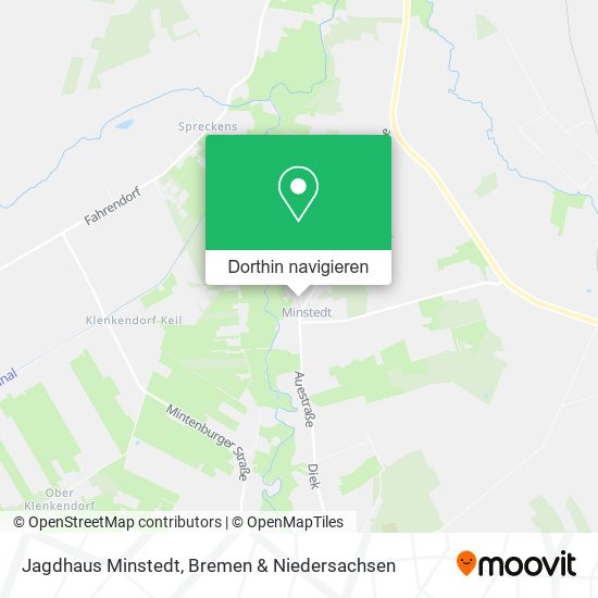 Jagdhaus Minstedt Karte