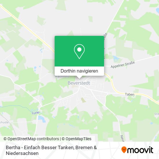 Bertha - Einfach Besser Tanken Karte