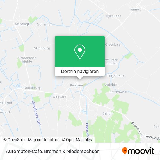 Automaten-Cafe Karte