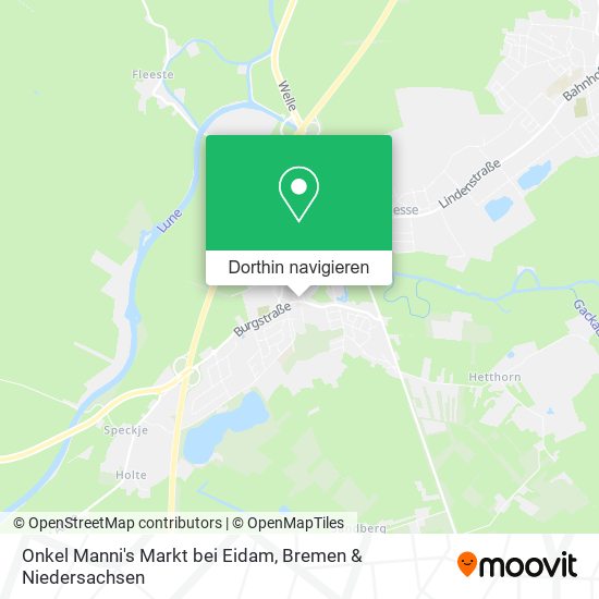 Onkel Manni's Markt bei Eidam Karte