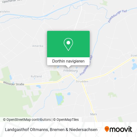 Landgasthof Oltmanns Karte