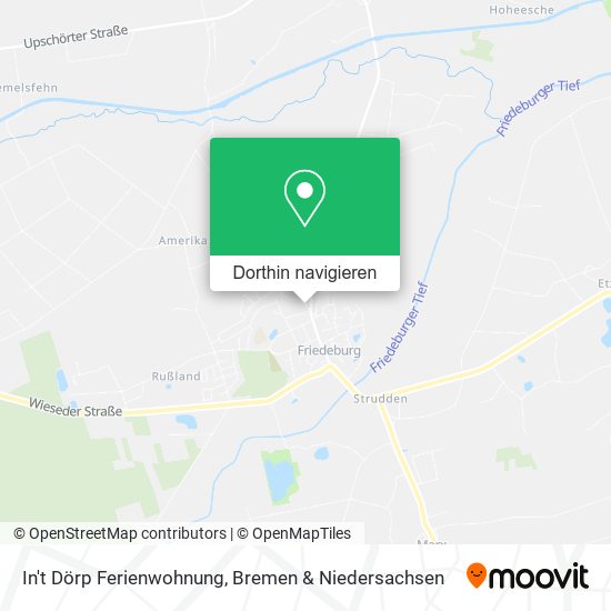 In't Dörp Ferienwohnung Karte