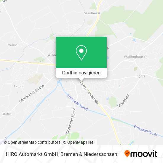 HIRO Automarkt GmbH Karte