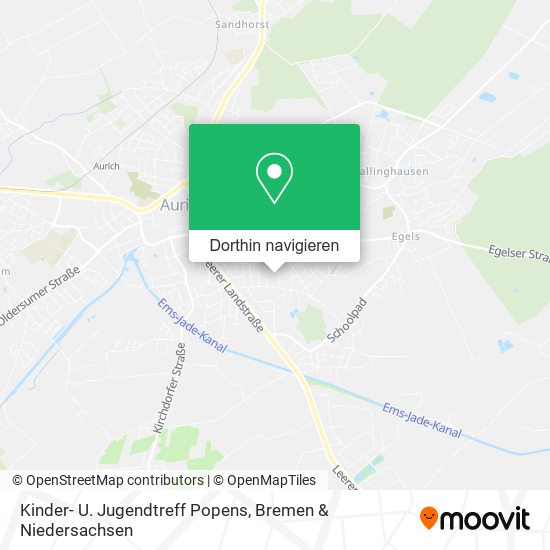Kinder- U. Jugendtreff Popens Karte