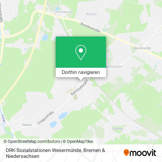 DRK-Sozialstationen Wesermünde Karte