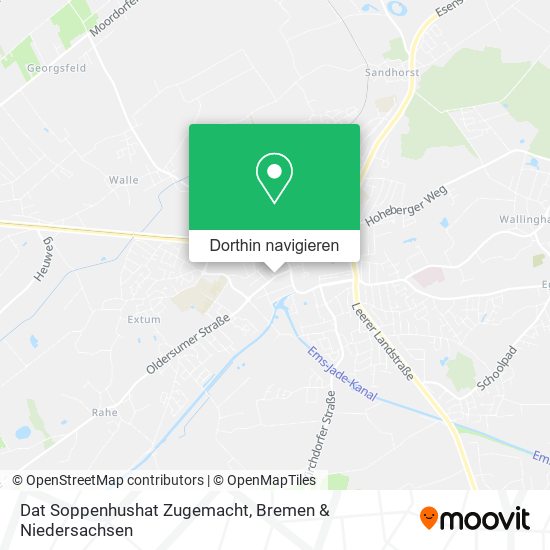 Dat Soppenhushat Zugemacht Karte