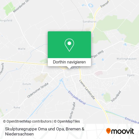 Skulpturegruppe Oma und Opa Karte