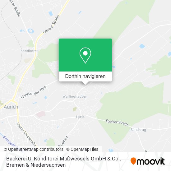 Bäckerei U. Konditorei Mußwessels GmbH & Co. Karte