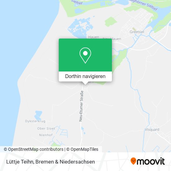 Lüttje Teihn Karte