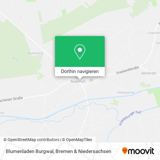 Blumenladen Burgwal Karte