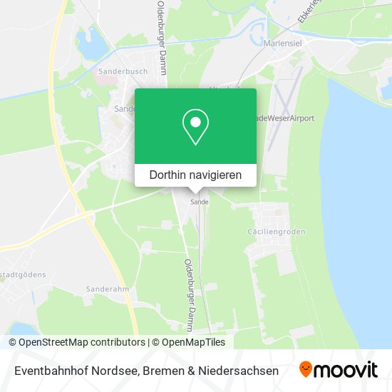 Eventbahnhof Nordsee Karte