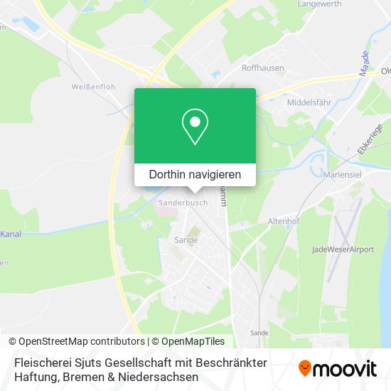 Fleischerei Sjuts Gesellschaft mit Beschränkter Haftung Karte