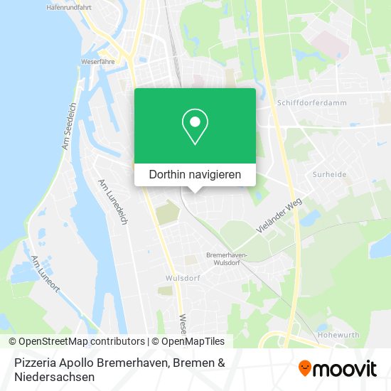 Pizzeria Apollo Bremerhaven Karte