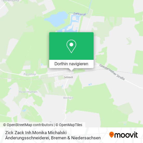 Zick Zack Inh.Monika Michalski Änderungsschneiderei Karte