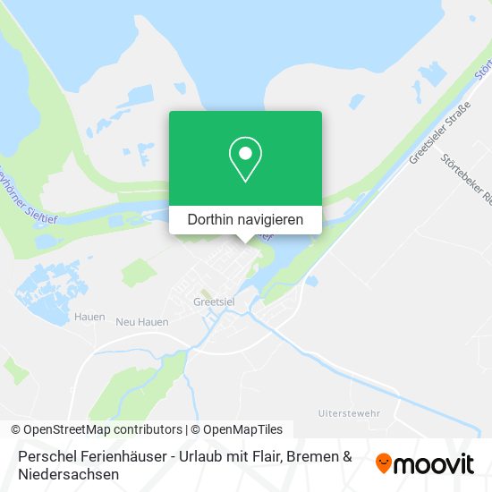 Perschel Ferienhäuser - Urlaub mit Flair Karte